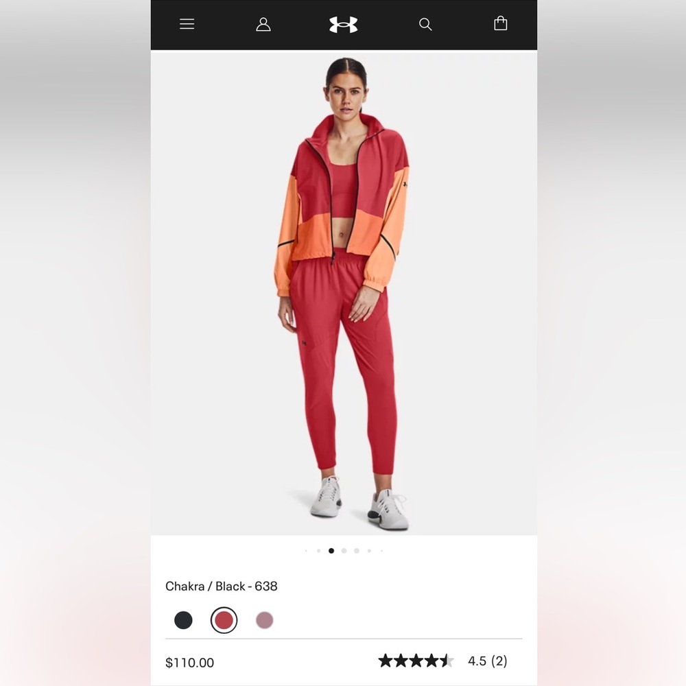 Under Armour Unstoppable jacket.